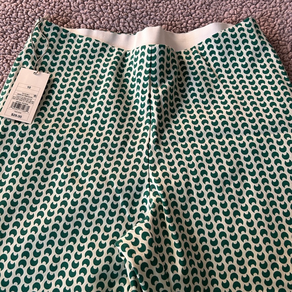 a new day Green and White Skinny Pants
